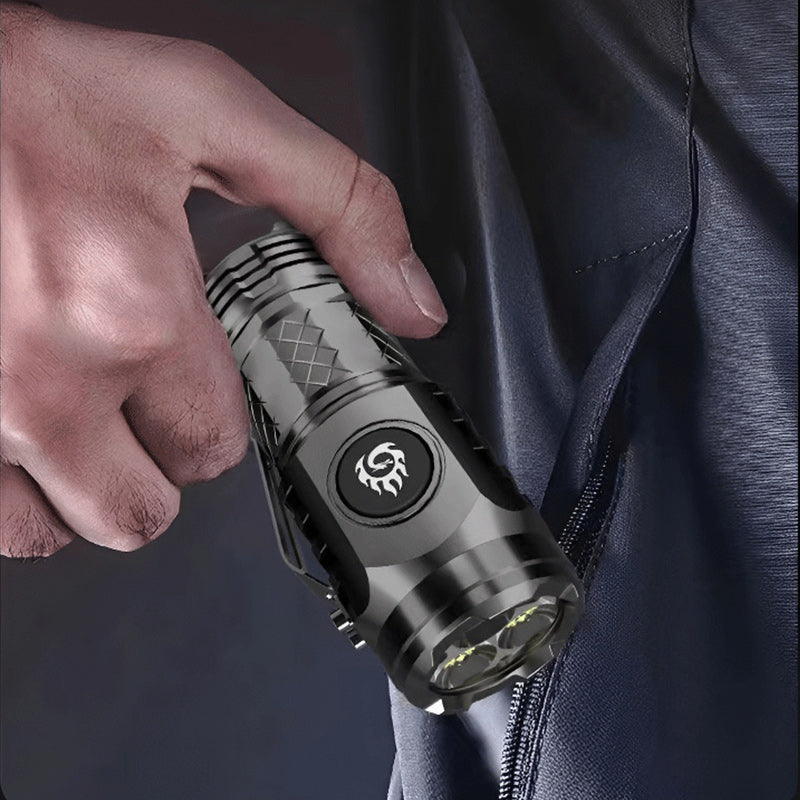 Powerful Three-Eyed Monster Mini Flashlight