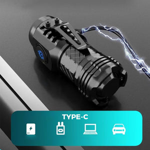 Powerful Three-Eyed Monster Mini Flashlight