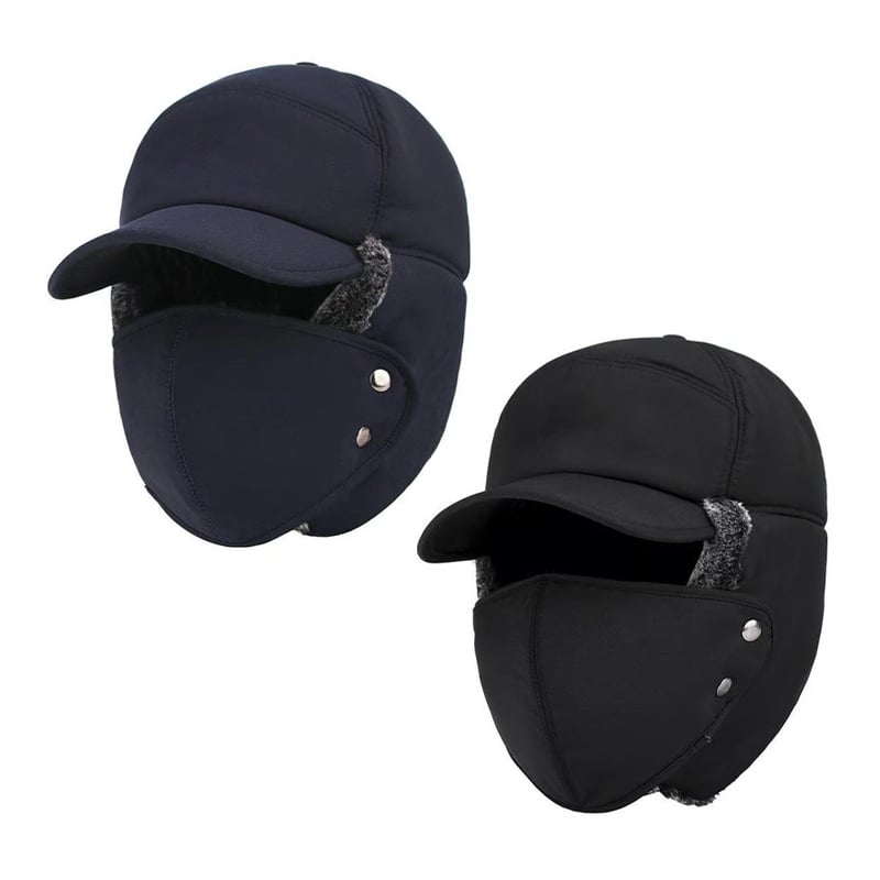 Unisex windproof & warm & ear protection & face protection hat