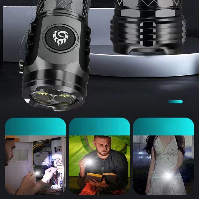 Powerful Three-Eyed Monster Mini Flashlight