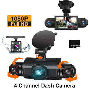 4 Channel FHD Dash Cam