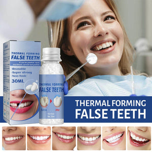 Moldable False Teeth for Temporary Tooth Fillings