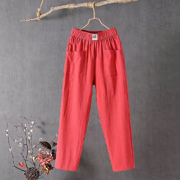 Women's High Waist Loose Pants