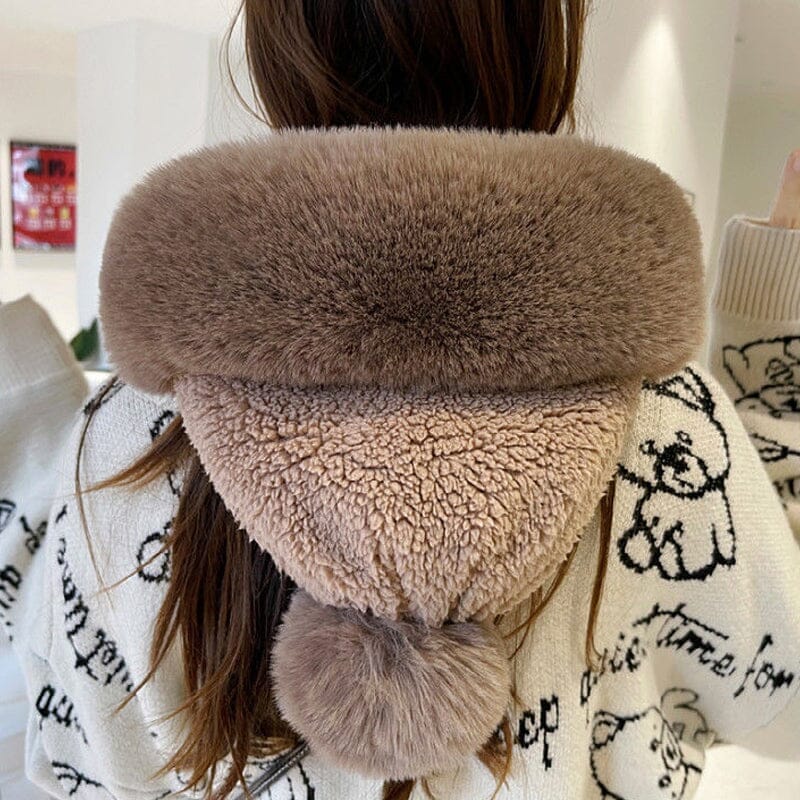 Mask Scarf One Piece Hat