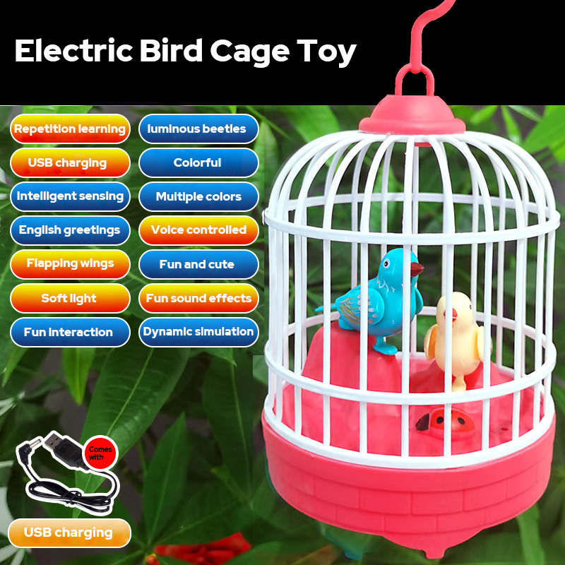 Electric Bird Cage Toy