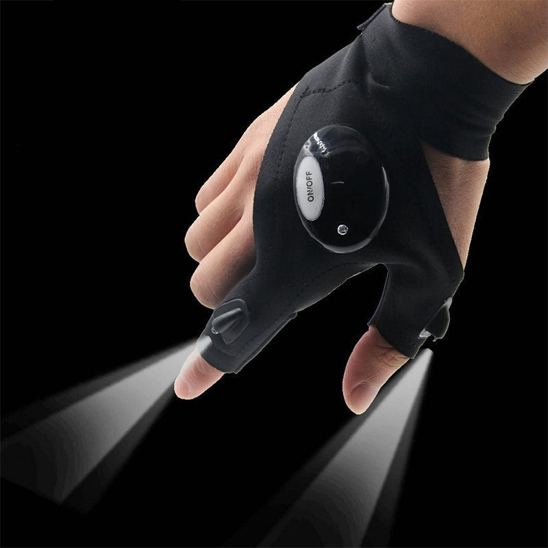 Convenient LED Gloves With Waterproof Lights