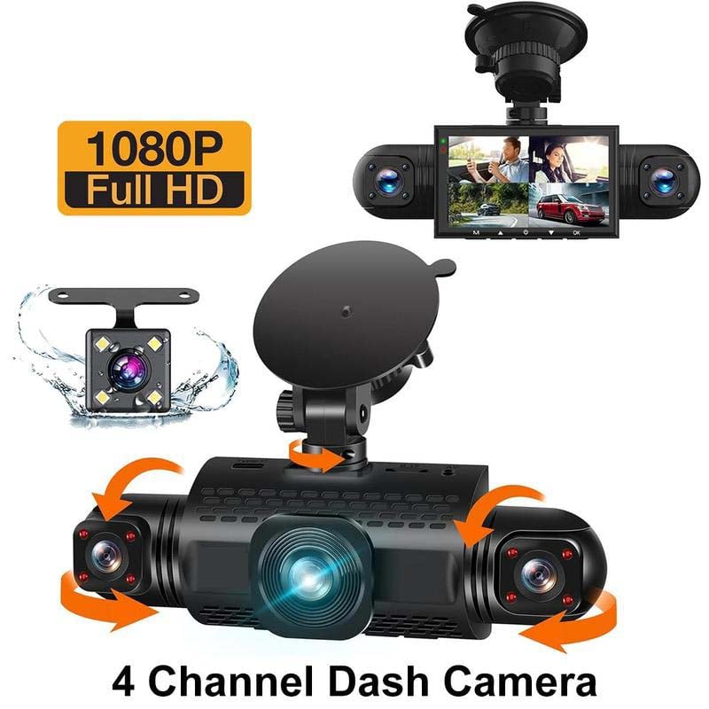 4 Channel FHD Dash Cam