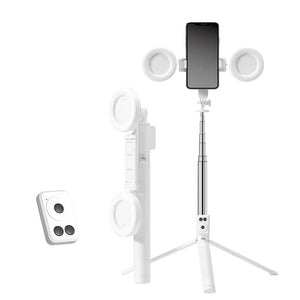 New 6 in 1 Selfie Stick With Fill Light