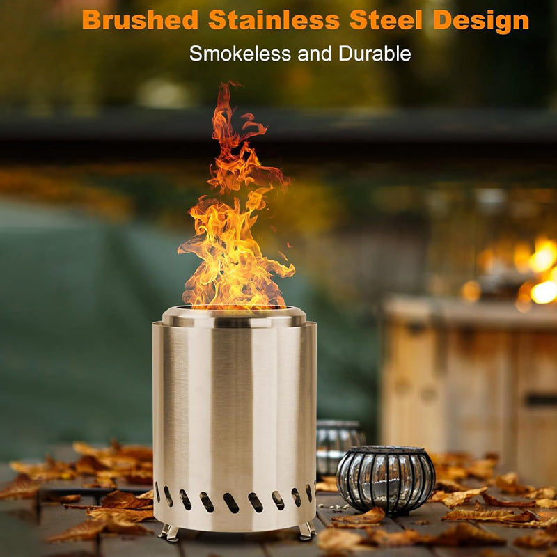 Portable Smokeless Tabletop Firepit