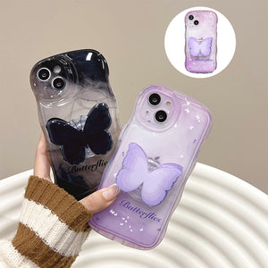 Shockproof Wave Edge Butterfly Case for iPhone