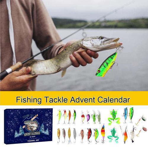 24 Days Christmas Countdown Fish Tackle Set