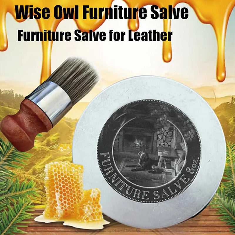 Leather Furniture Salve & Brush Set