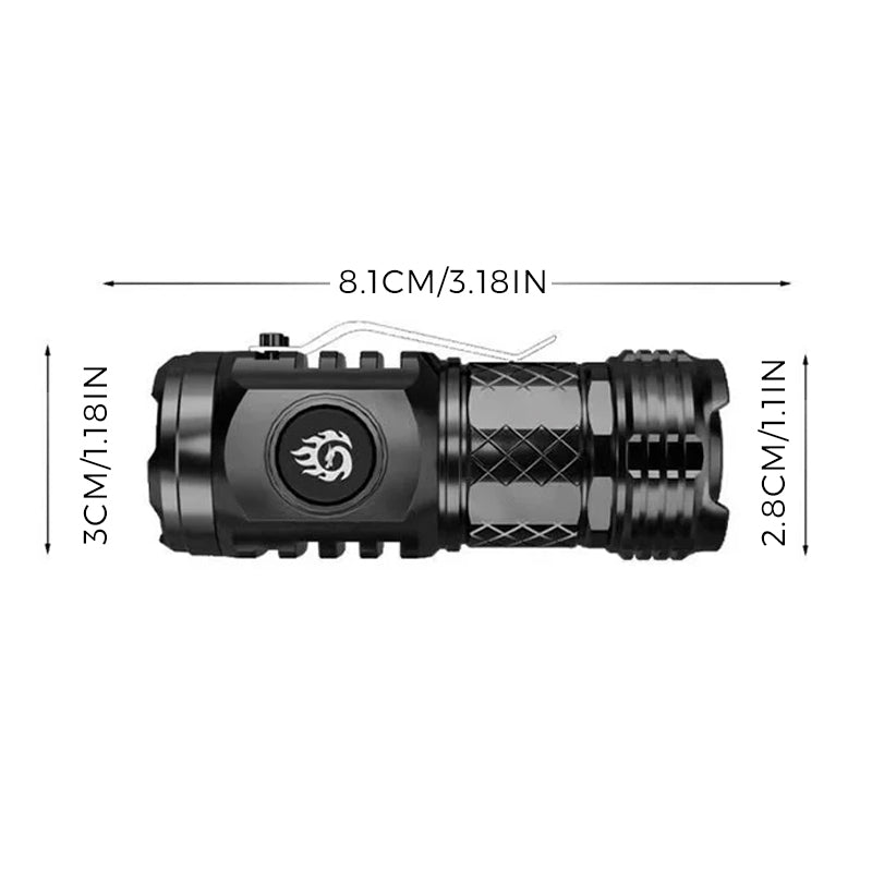 Powerful Three-Eyed Monster Mini Flashlight