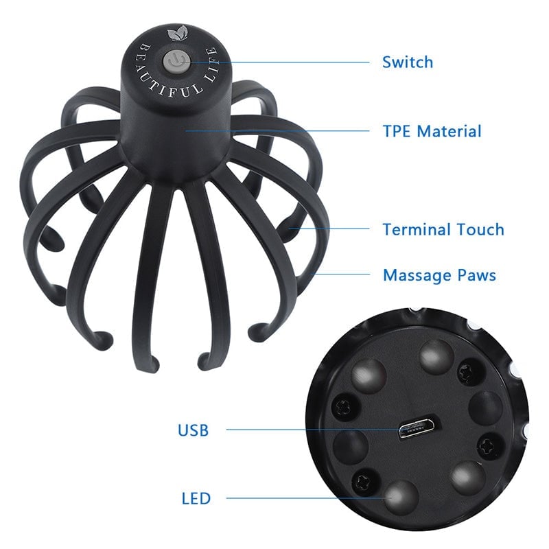 Octopus Head Massager