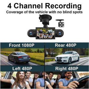 4 Channel FHD Dash Cam