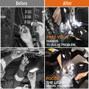 New LED Gloves With Waterproof Lights