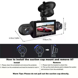 4 Channel FHD Dash Cam