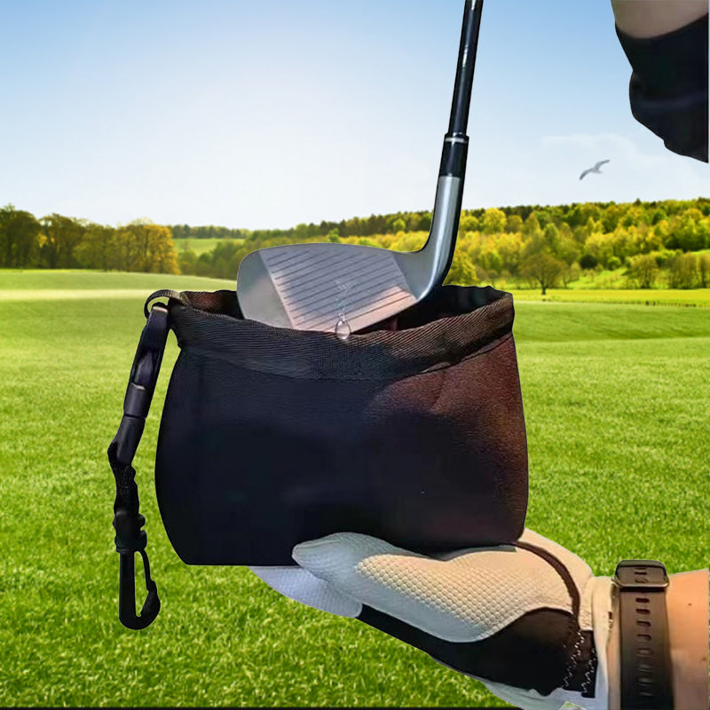 Golf Club and Golf Ball Cleaning Bag