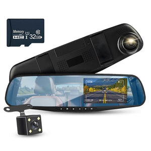 Front and Rear Dual Recording HD Night Vision Dash Cam