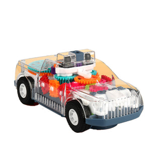 Transparent Electric Car Toy