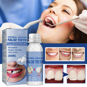 Moldable False Teeth for Temporary Tooth Fillings