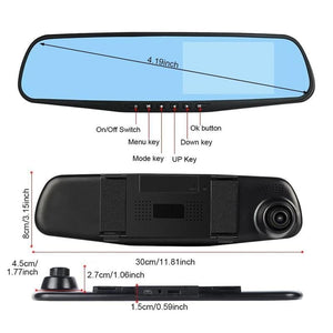 Front and Rear Dual Recording HD Night Vision Dash Cam