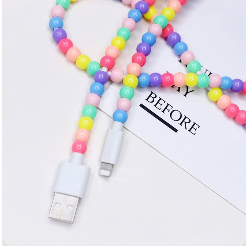 Creative Beaded 2-in-1 Data Cable