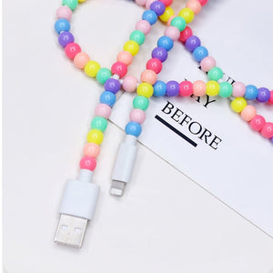 Creative Beaded 2-in-1 Data Cable