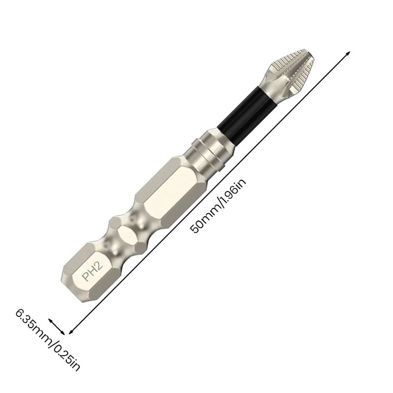 High-Magnetic Screwdriver Drill Bit Set