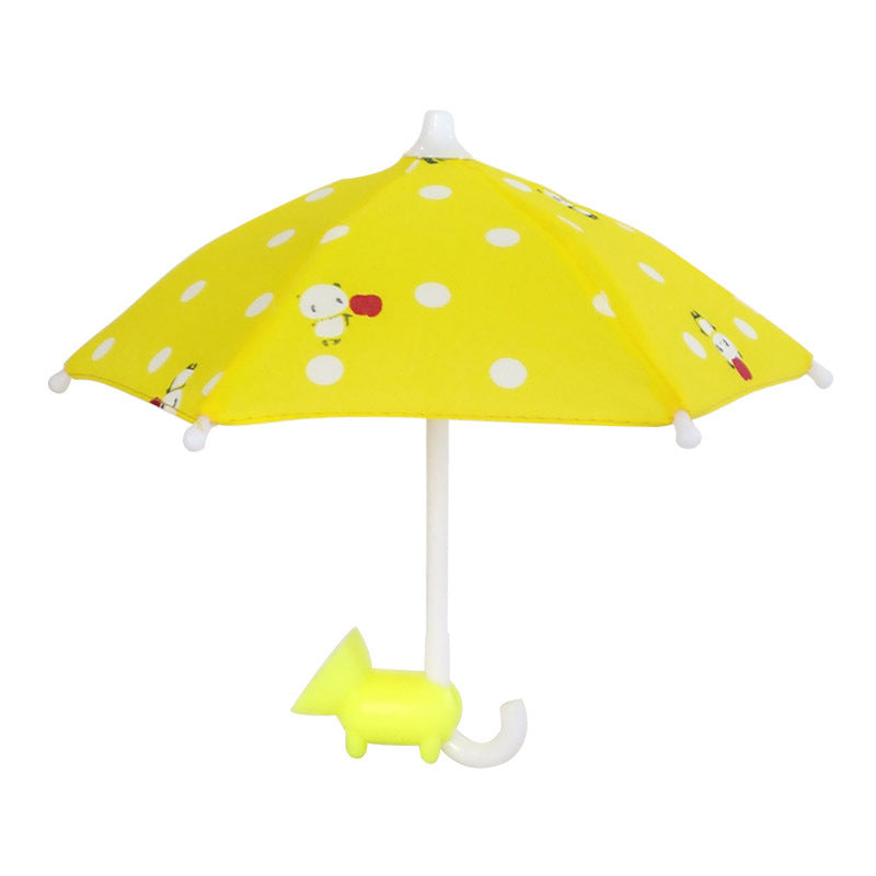 Cute Mobile Phone Holder With Sun Umbrella