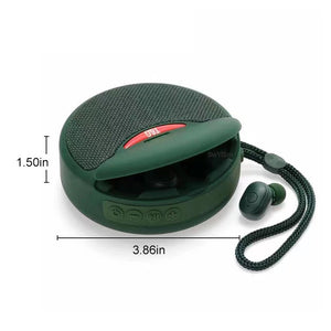 2 in 1 Portable Mini Audio with Bluetooth Headphones