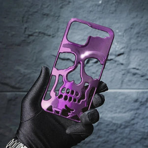 Plated Skull Case Cover For iPhone