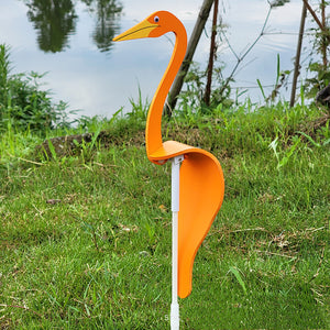 Swirl Flamingo Garden Decoration