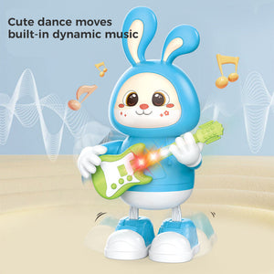 Adorable Rabbit Guitarist Toy