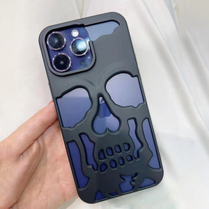 Plated Skull Case Cover For iPhone