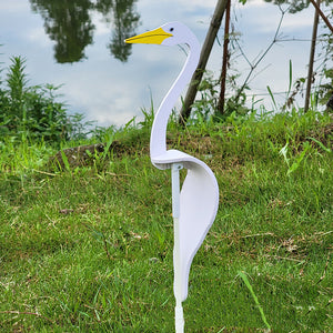 Swirl Flamingo Garden Decoration