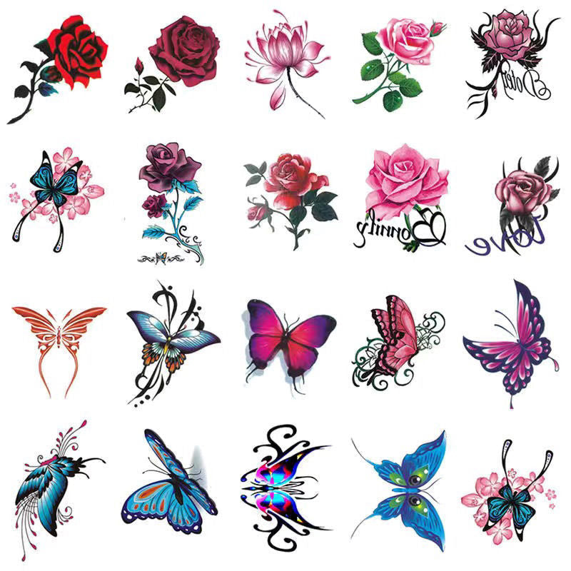 Stylish & Creative 3D Tattoo Stickers 50PCS