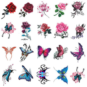 Stylish & Creative 3D Tattoo Stickers 50PCS