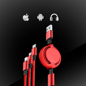 3 in 1 Mobile Charging Cable Suitable for iPhone