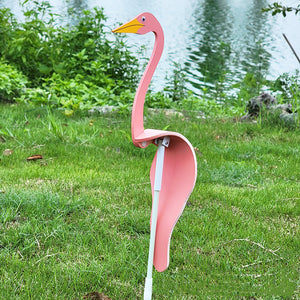 Swirl Flamingo Garden Decoration