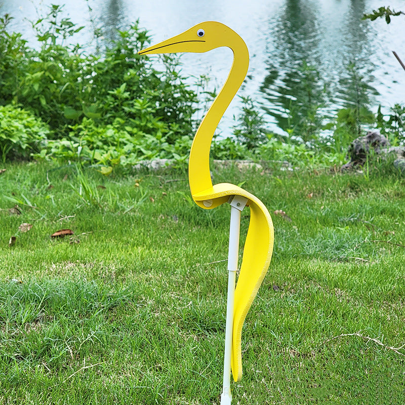 Swirl Flamingo Garden Decoration