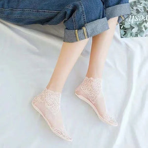 New Ladies Fashion Lace Socks