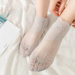 New Ladies Fashion Lace Socks