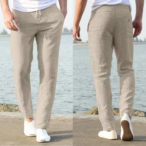 Men's Casual Cotton Linen Pants