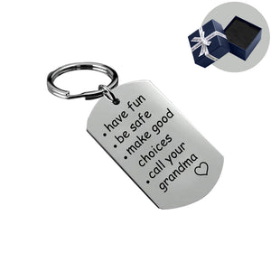 Reminder to Do Things Stainless Steel Keychain