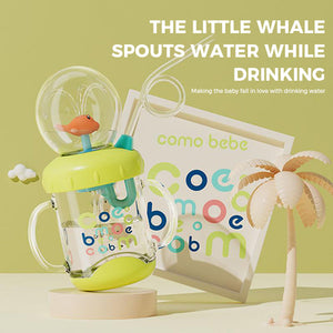 SANK BABY DRINKING CUP WITH WHALE SQUIRT