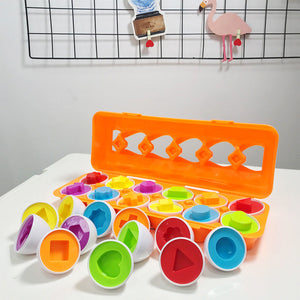 Color & Shapes Matching Egg Set