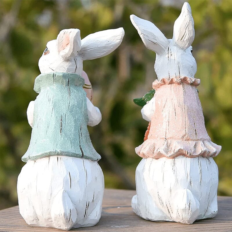 Handmade Easter Rabbit Figurines