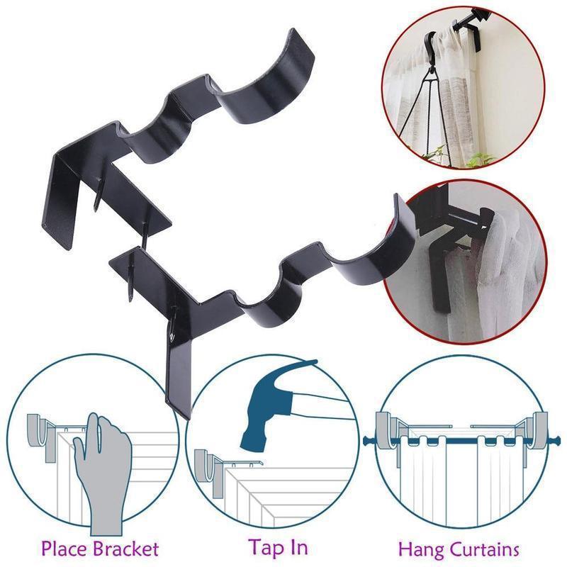 Curtain Rod Brackets (2 pcs)