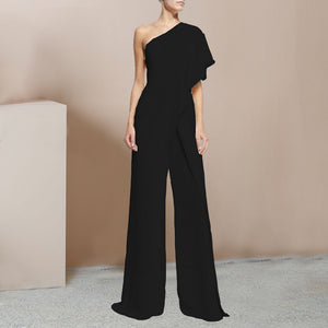 Fashion One Shoulder Jumpsuit